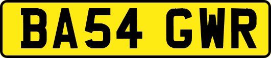 BA54GWR