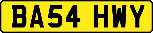 BA54HWY