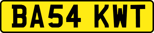 BA54KWT