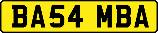 BA54MBA