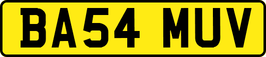 BA54MUV