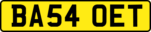 BA54OET