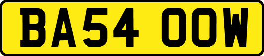 BA54OOW