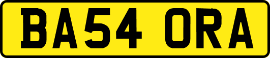 BA54ORA