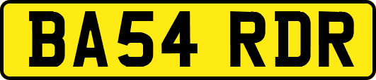 BA54RDR
