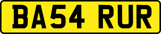 BA54RUR