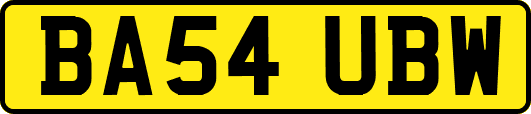 BA54UBW