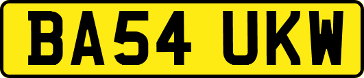 BA54UKW