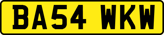 BA54WKW