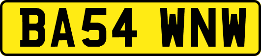 BA54WNW