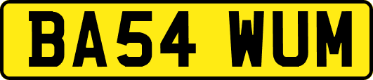 BA54WUM