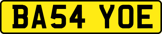 BA54YOE