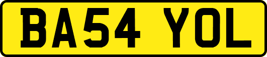 BA54YOL