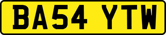 BA54YTW