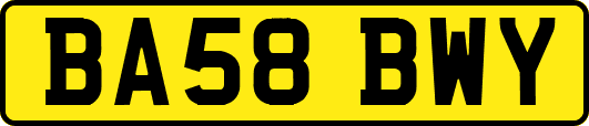 BA58BWY