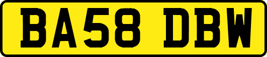 BA58DBW