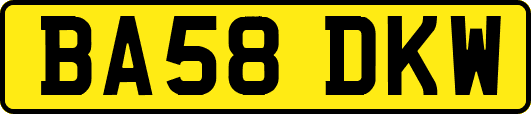BA58DKW