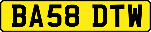 BA58DTW