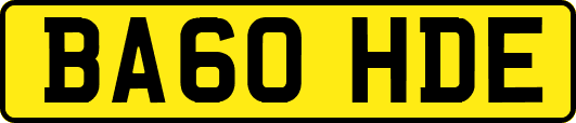 BA60HDE