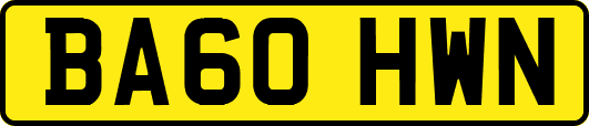 BA60HWN