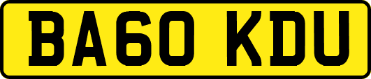BA60KDU