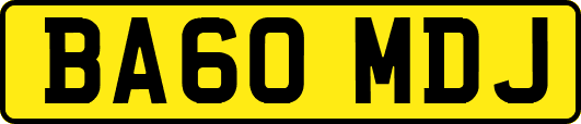 BA60MDJ