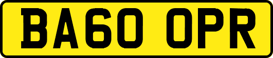 BA60OPR