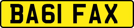 BA61FAX