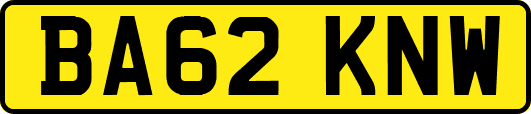 BA62KNW