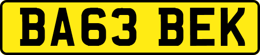 BA63BEK