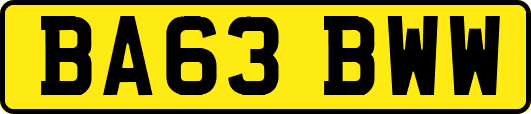 BA63BWW