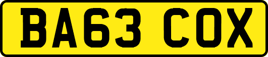 BA63COX