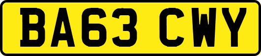 BA63CWY