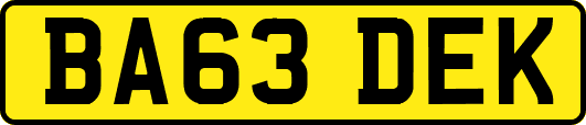 BA63DEK