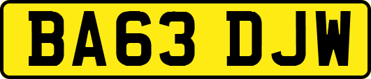 BA63DJW