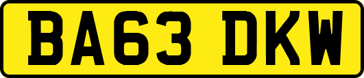 BA63DKW