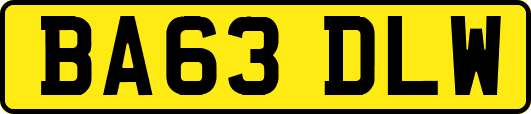 BA63DLW