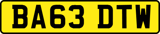 BA63DTW