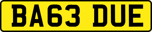 BA63DUE