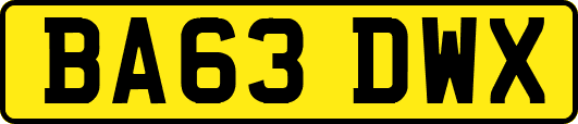 BA63DWX