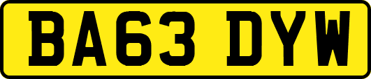 BA63DYW