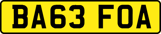 BA63FOA