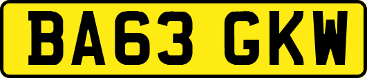 BA63GKW