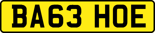 BA63HOE