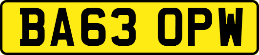 BA63OPW