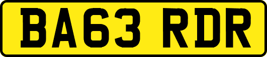 BA63RDR