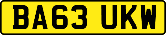 BA63UKW