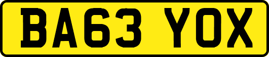 BA63YOX