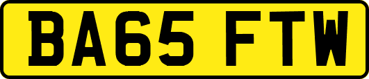 BA65FTW
