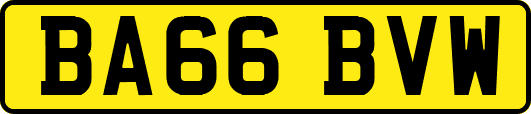 BA66BVW